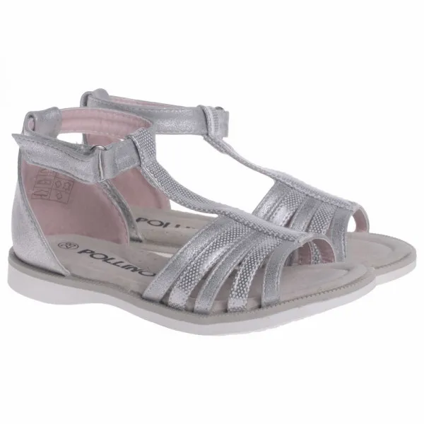 POLLINO STRADA SANDALA D17033E SILVER 