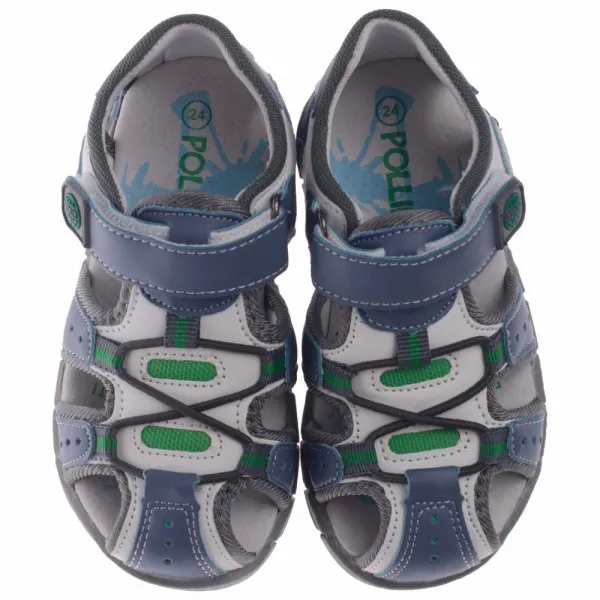 POLLINO STRADA POLUSANDALA HLL25306 BLUE/WHITE/GREEN 