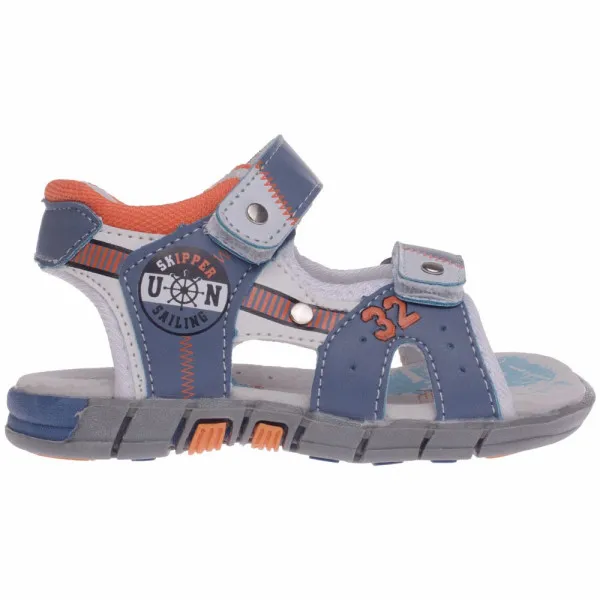 POLLINO STRADA SANDALA HLL25308 BLUE/WHITE/ORANGE 