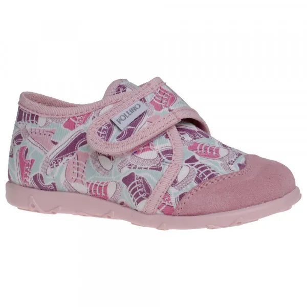 POLLINO PATOFNA PO654 ROSA SNEAKERS 