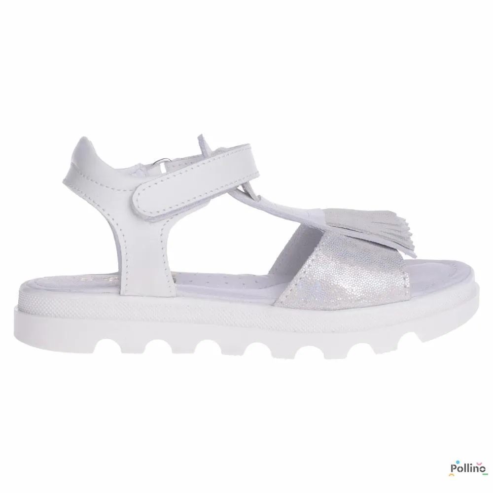 POLLINO SANDALA 2588 BIANCO/SILVER 
