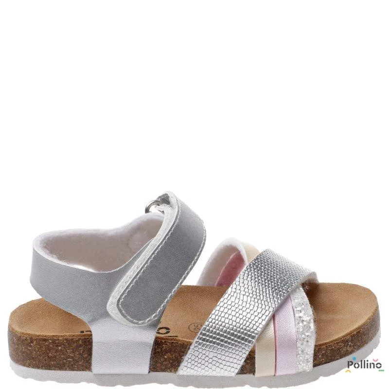 POLLINO STRADA SANDALA BIO053 SILVER 