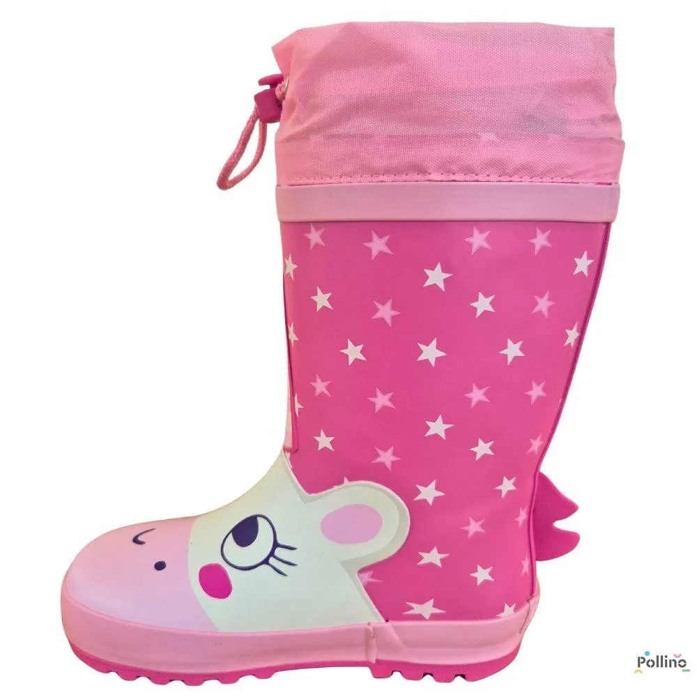 POLLINO STRADA GUMENE CIZME POL41 FUCHSIA 
