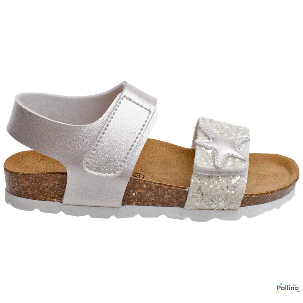 POLLINO STRADA SANDALA BIO 0003 BIANCO 