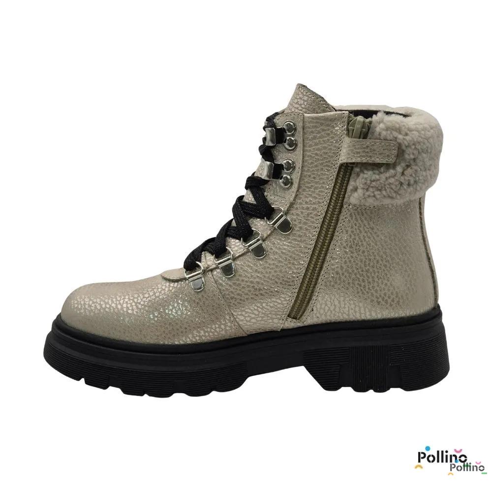 POLLINO POLUDUBOKA CIZMA 4129 GOLD 