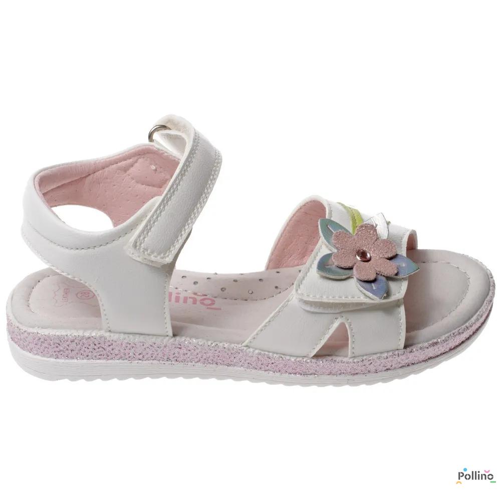 POLLINO STRADA SANDALA BEK12 BIANCO 