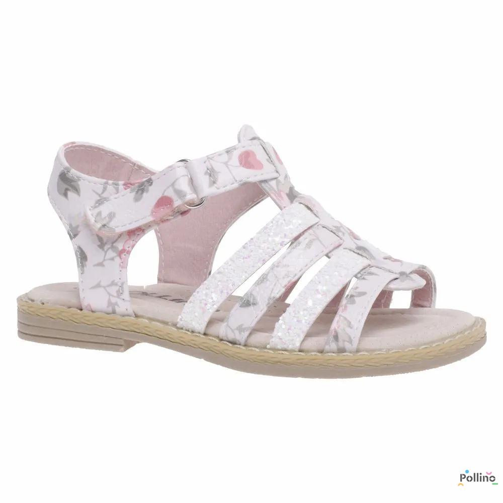 POLLINO STRADA SANDALA D14123B WHITE/PINK 