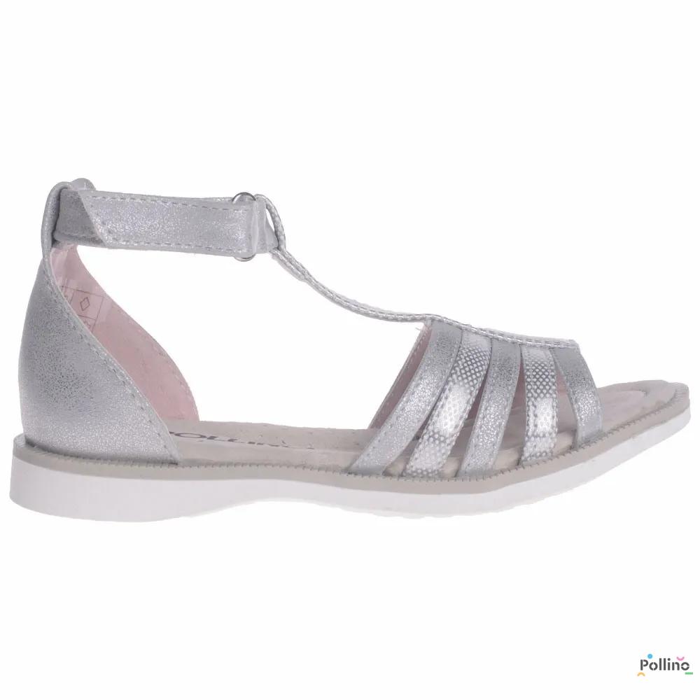 POLLINO STRADA SANDALA D17033E SILVER 