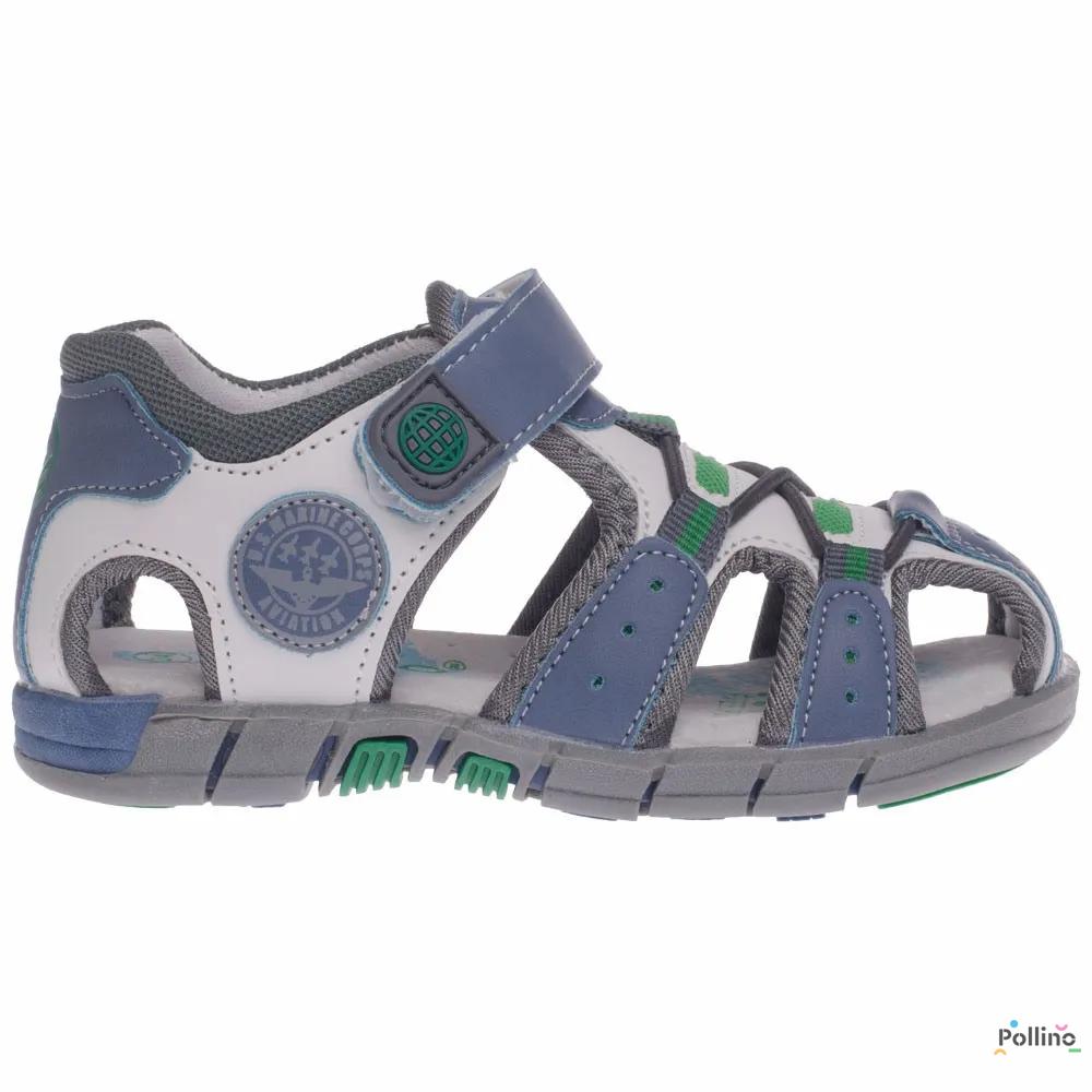 POLLINO STRADA POLUSANDALA HLL25306 BLUE/WHITE/GREEN 