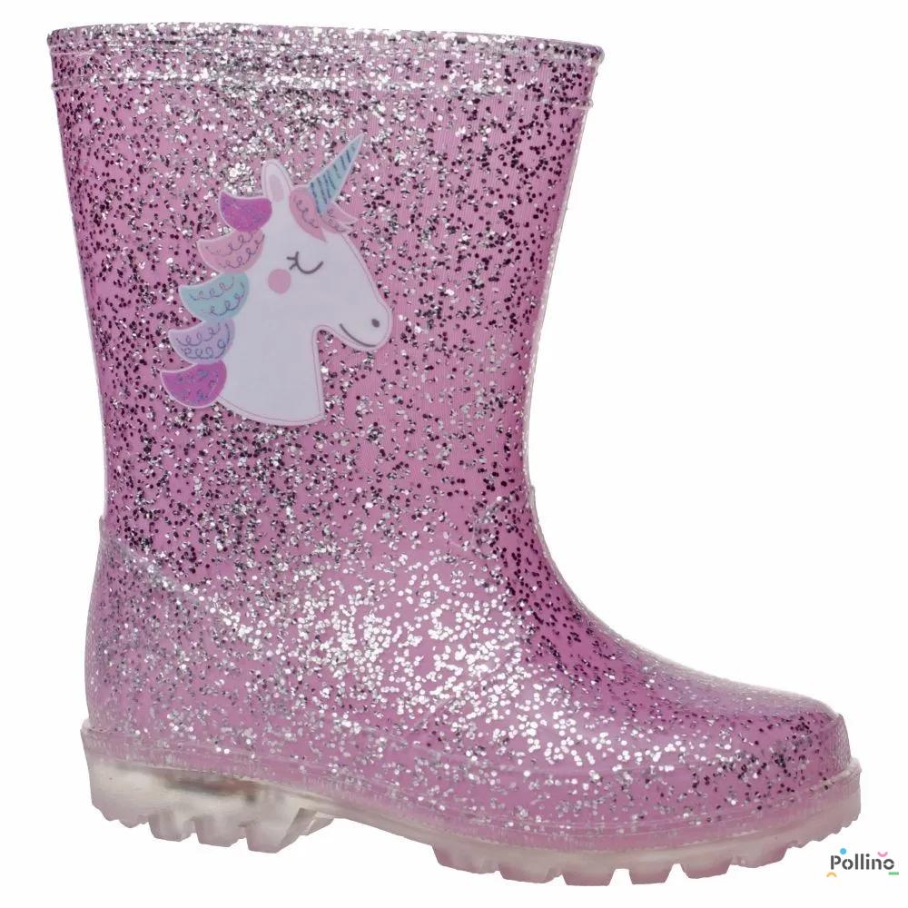 POLLINO STRADA GUMENE CIZME POL38 UNICORN ROSA 
